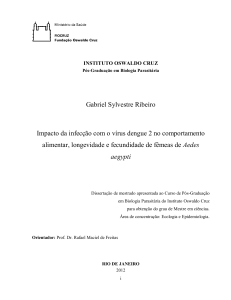 Gabriel Sylvestre Ribeiro Impacto da infecção com o - Arca