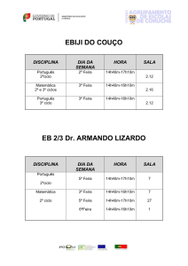 EBIJI DO COUÇO EB 2/3 Dr. ARMANDO LIZARDO