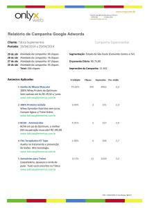Relatório de Campanha Google Adwords
