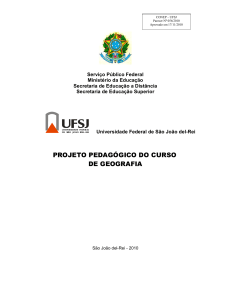 projeto pedagógico do curso de geografia