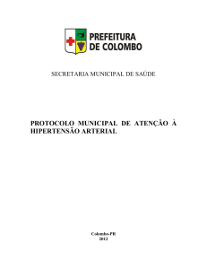 protocolo municipal de atenção à hipertensão arterial