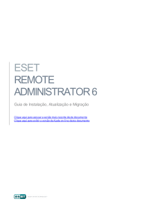 ESET Remote Administrator - Installation and Upgrade Guide