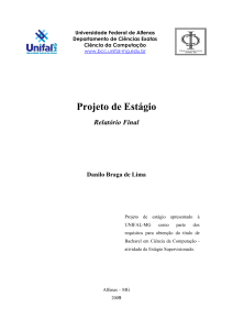 Relatório Estágio Danilo Braga - BCC Unifal-MG