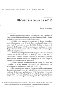 HIV não é a causa da AIDS*