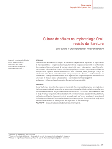 Cultura de células na Implantologia Oral