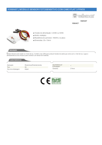 kvma407 | modulo sensor fotosensitivo com cabo flat 3