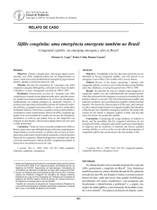Sífilis congênita: uma emergência emergente também no Brasil