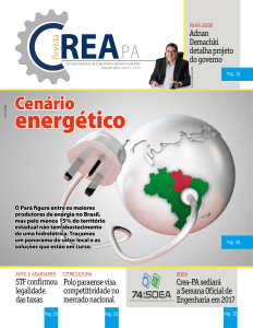 Revista Crea-PA Crea-PA lança mais uma edição eletrônica da