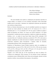 Complicações Pulmonares Relacionadas à Cirurgia Torácica