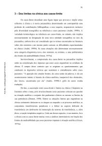 3 – Dos limites na clínica aos casos-limite - DBD PUC-Rio