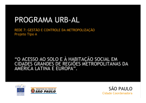Apresentação em PowerPoint do Diagnóstico São Paulo