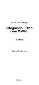 Integrando PHP 5 com MySQL