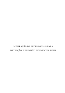 mineração de redes sociais para detecção e previsão