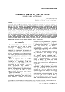 neoplasia de pele não melanoma: um agravo relacionado ao trabalho