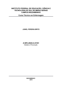 INSTITUTO FEDERAL DE EDUCAÇÃO, CIÊNCIA E TECNOLOGIA