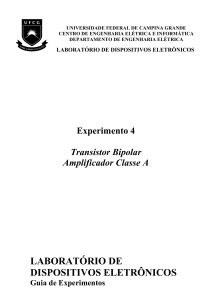 Experimento 4 – Características e Aplicações de Transistores