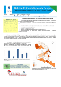 Boletim Epidemiológico da Dengue