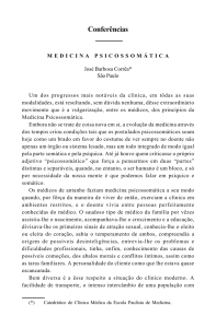 medicina psicossomática - Arquivos Brasileiros de Cardiologia