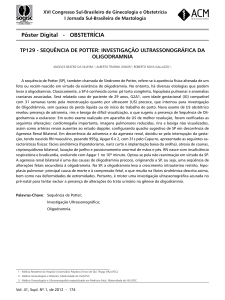 Pôster Digital - OBSTETRÍCIA - Associação Catarinense de Medicina