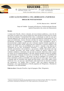 a educação filosófica: uma abordagem a partir das ideias de