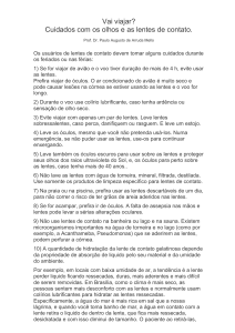 Quais as doenças que mais afetam a visão da criança e como elas