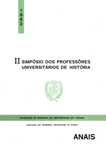 Anais do II Simpósio dos Professores Universitários