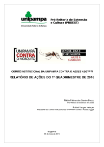 Comitê Institucional da UNIPAMPA contra o Aedes aegypti