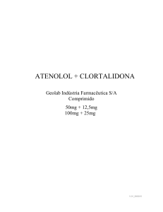 atenolol + clortalidona