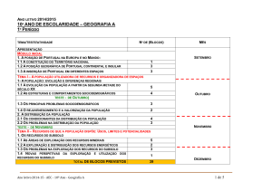 10º ano de escolaridade – geografia a