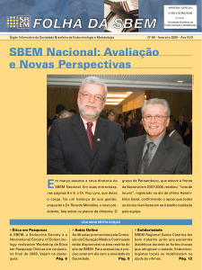 Folha da SBEM Nº 69 - Fevereiro 2009