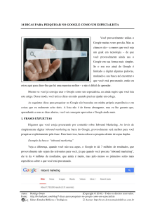 14 dicas para pesquisar no google como um especialista