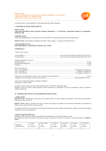 Infanrix® Penta vacina adsorvida difteria, tétano, pertussis (acelular