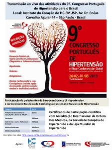 cartaz do evento - Sociedade Brasileira de Cardiologia