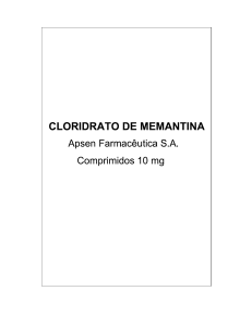 cloridrato de memantina