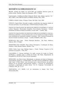 referências bibliográficas - Prefeitura Municipal de Rondon