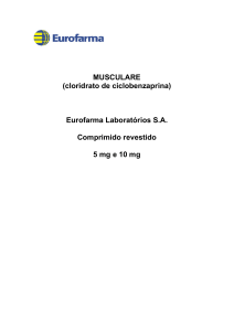 MUSCULARE (cloridrato de ciclobenzaprina)