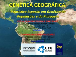 GENÉTICA GEOGRÁFICA: - PGBM