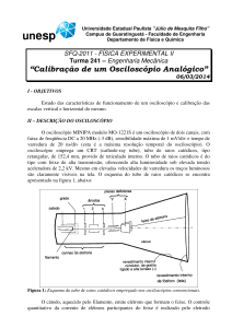 Calibração de um Osciloscópio Analógico - Feg