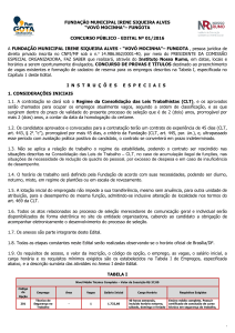 FUNDAÇÃO MUNICIPAL IRENE SIQUEIRA ALVES “VOVÓ