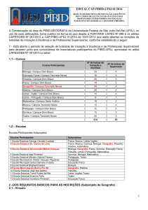 EDITAL CAP-PIBID