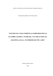 estudo das características epidemiológicas da febre - Arca