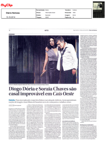 Diogo Dória e Soraia Chaves são casalimprovável em Cais Oeste