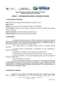 anexo i - Secretaria da Saúde do Estado de Goiás