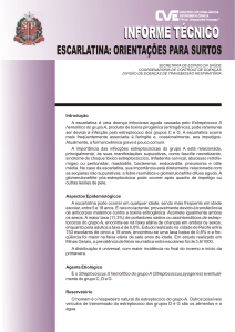 orientações para surtos - Secretaria de Estado da Saúde de São