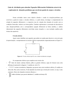 Guia de Atividades para abordar Equações Diferenciais