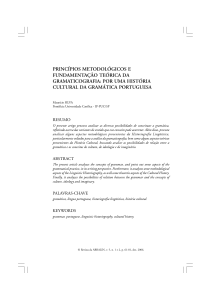 Princípios metodológicos e fundamentação teórica da