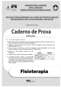 Fisioterapia - concurso UFMA