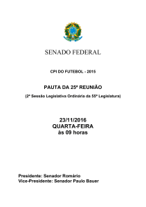 C - Senado Federal