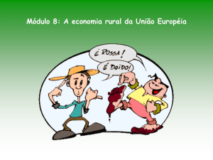 Módulo 8: A economia rural da União Européia