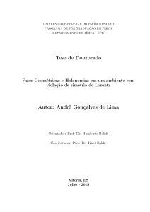 André Gonçalves de Lima - Pró-Reitoria de Pesquisa e Pós